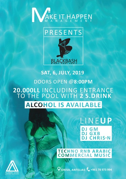 Blackbash Night Pool Party