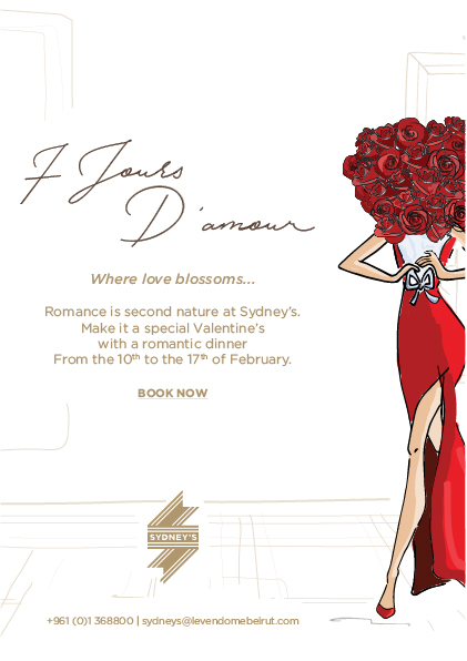 Valentine at Sydney's Le Vendome