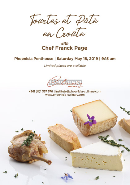 Tourtes et pâté en Croûte with Chef Franck Page