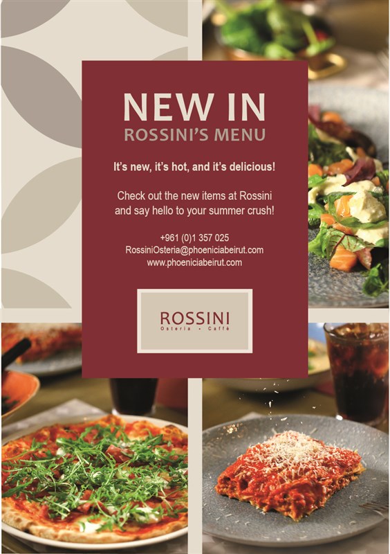 Rossini's New Menu