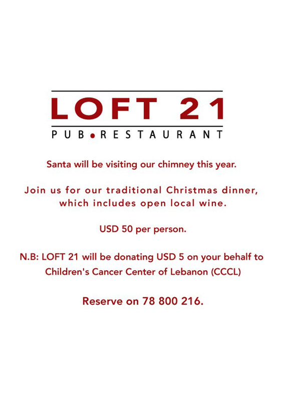 Loft 21 Christmas Dinner