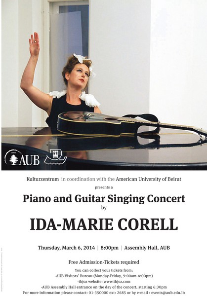 AUB IDA Marie Corell Concert
