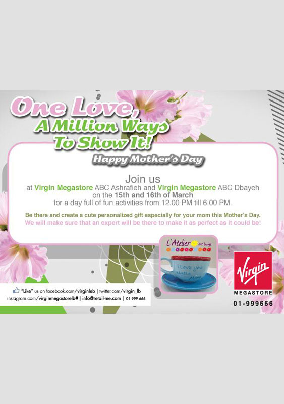 Mothers Day at Virgin Megastore