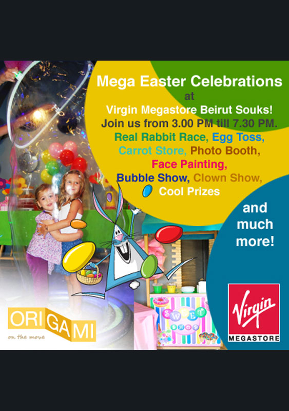 Mega Easter Celebration at Virgin Megastore