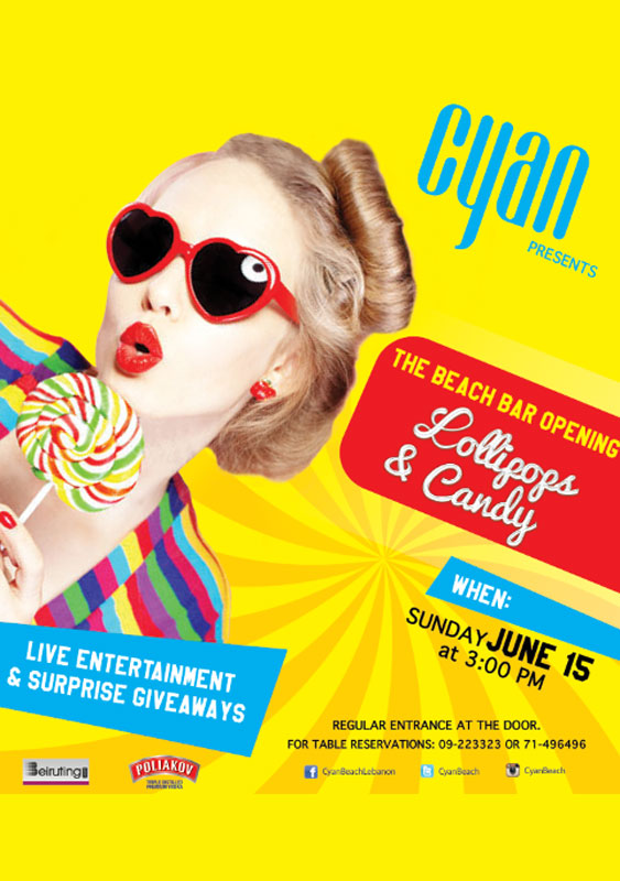 Lollipops and Candy at Cyan