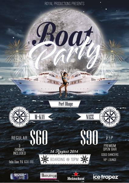 Royal Production Boat Party