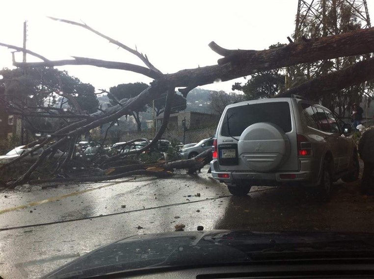 Violent Storm in Lebanon