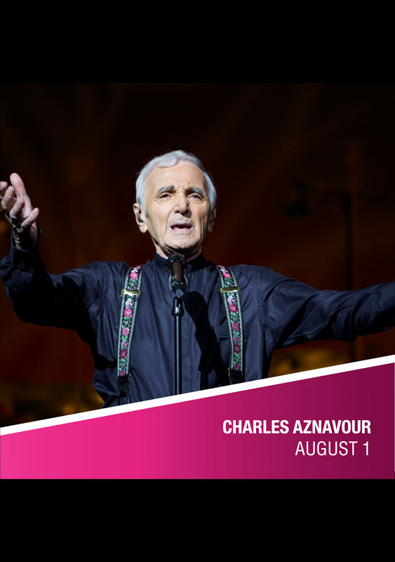 Charles Aznavour at Batroun Festival