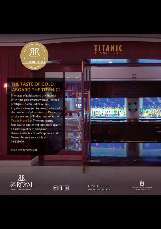 The Taste of Gold Aboard The Titanic