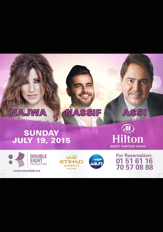 Najwa Karam,Nassif & Assi Hallani