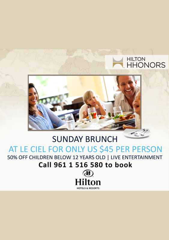 Sunday Brunch at Le Ciel