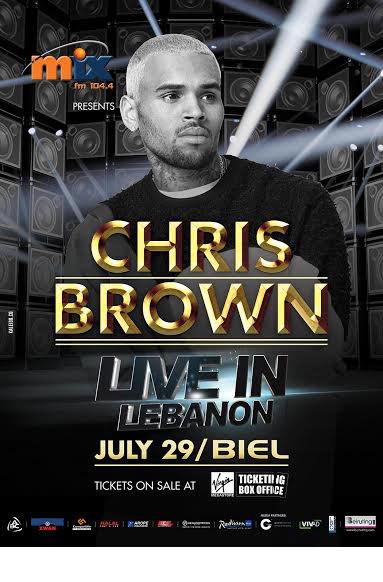 Chris Brown live at Biel