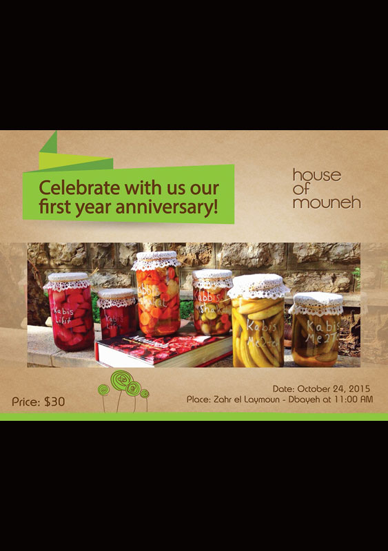 House of Mouneh first Anniversary