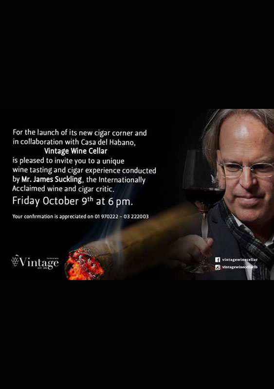 Wine Tasting with Mr. James Suckling