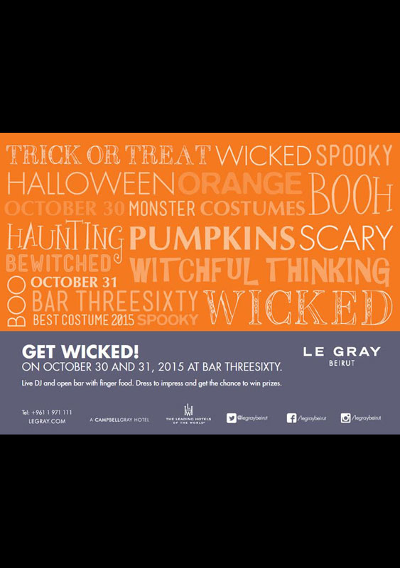 Get WICKED at Bar ThreeSixty