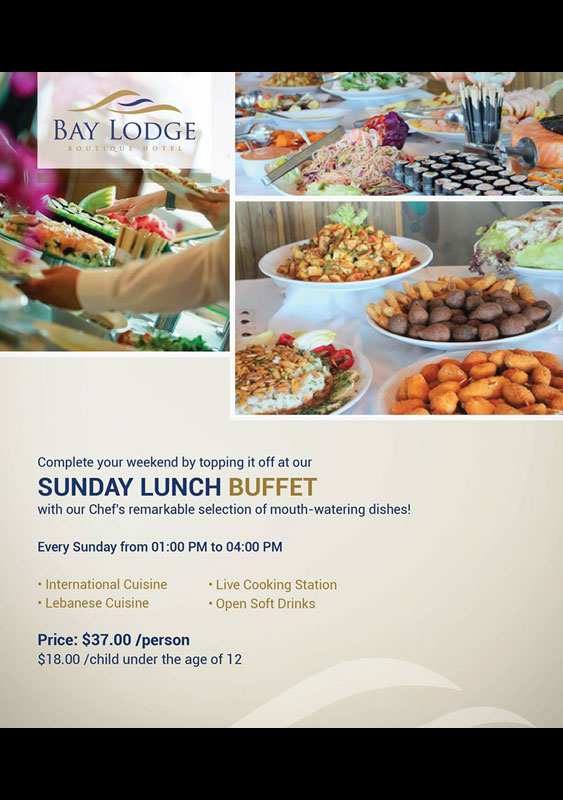 Sunday Lunch Buffet at Bay Lodge