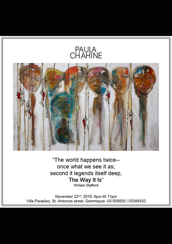 Paula Chahine's exhibition The Way it is 