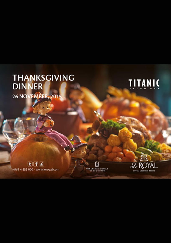 Thanksgiving Dinner at Titanic Piano Bar