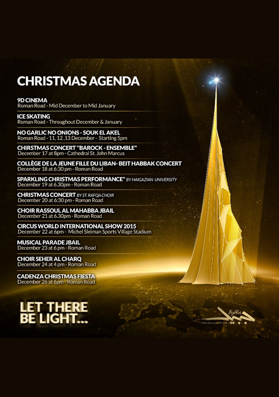 Jbeil Christmas Agenda