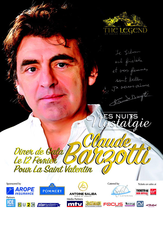 Claude Barzotti at The Legend Part 1 
