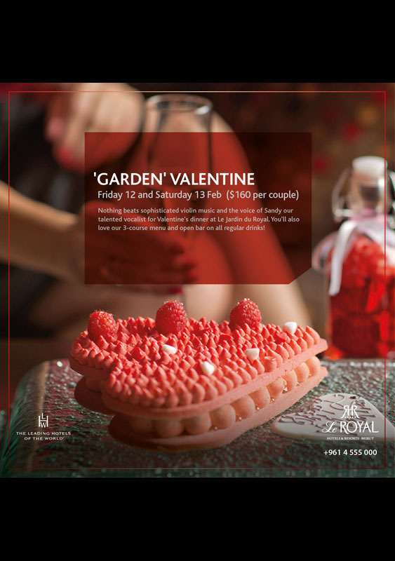 Garden Valentine at Le Jardin du Royal