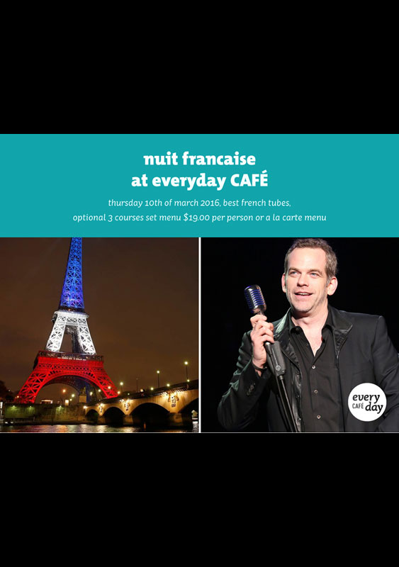 French night at Everyday Cafe