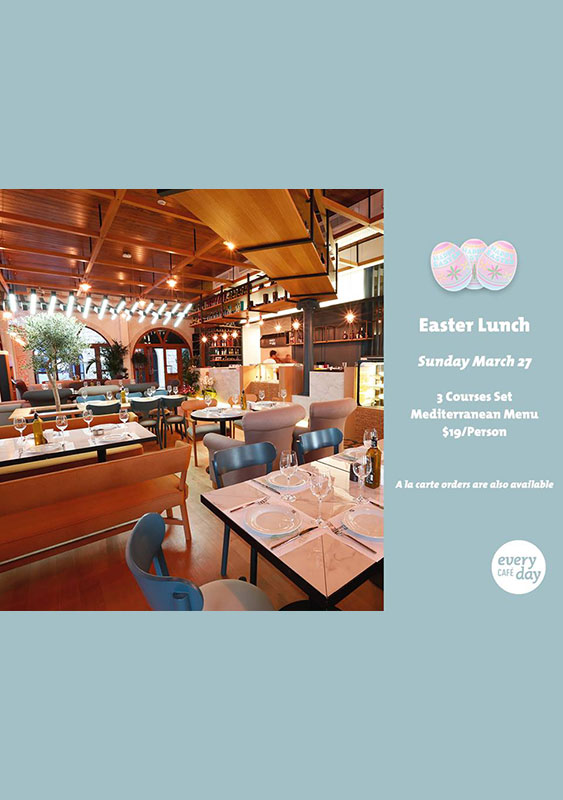 Easter Lunch at Everyday Cafe