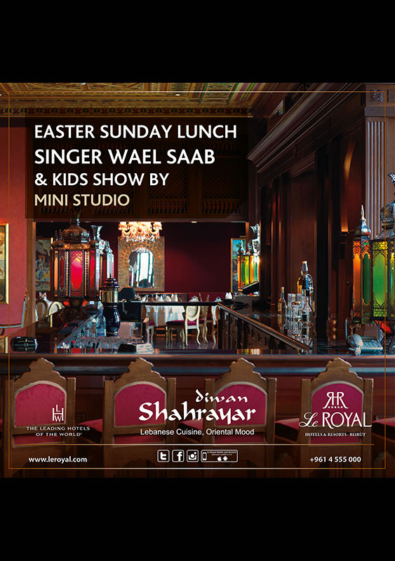 Easter Sunday Lunch at Le Royal