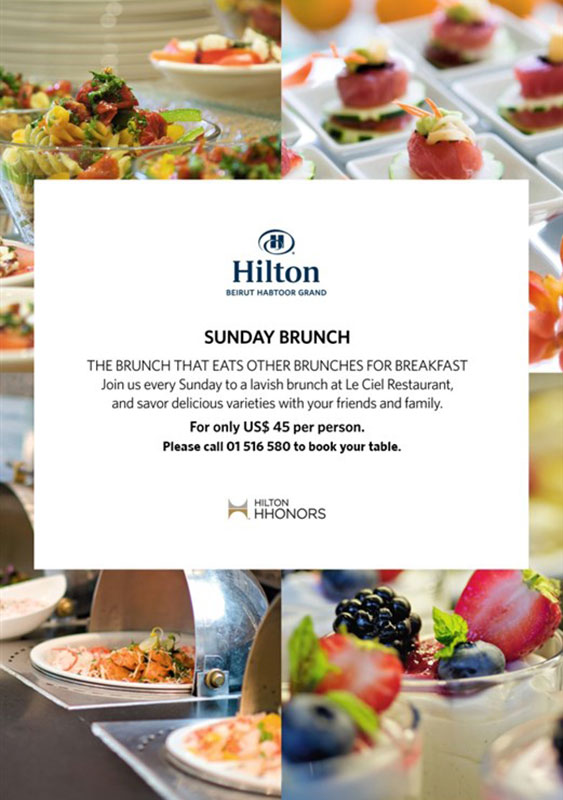 Sunday Brunch at Le Ciel
