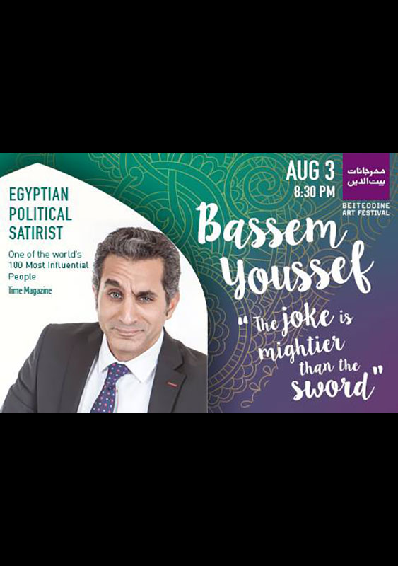 Bassem Youssef at Beiteddine Festival
