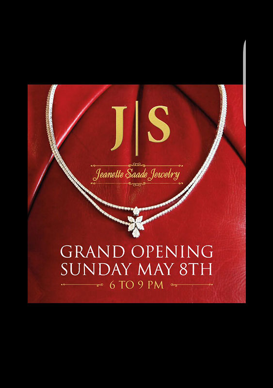 Grand Opening of Jeanette Saade Jewelry Shop