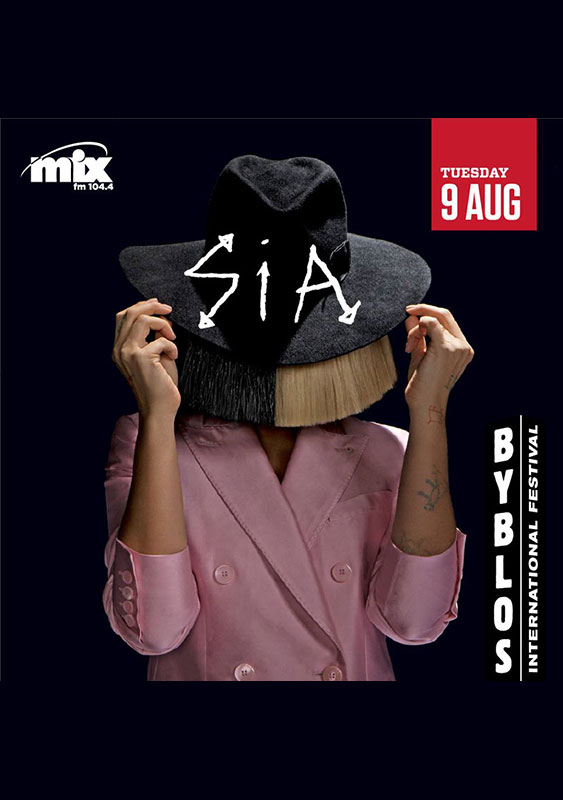 Sia at Byblos International Festival