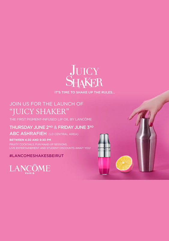 The Launch of Lancôme Juicy Shaker