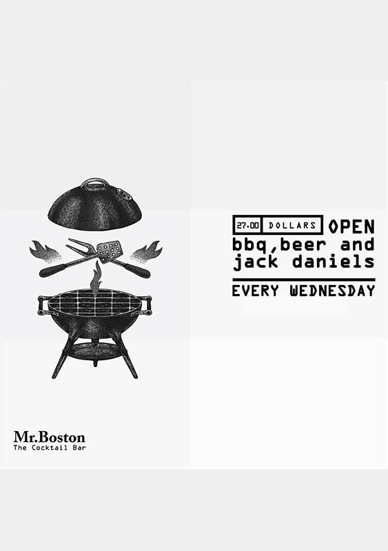 Open BBQ at Mr. Boston