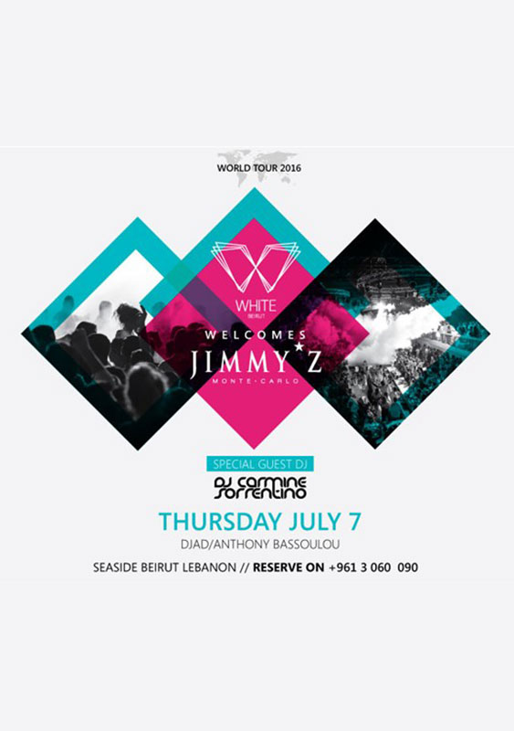 WHITE Beirut welcomes Jimmy'z Monte Carlo