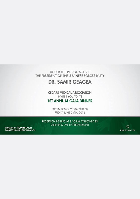 Cedars Medical Association 1st Gala Dinner