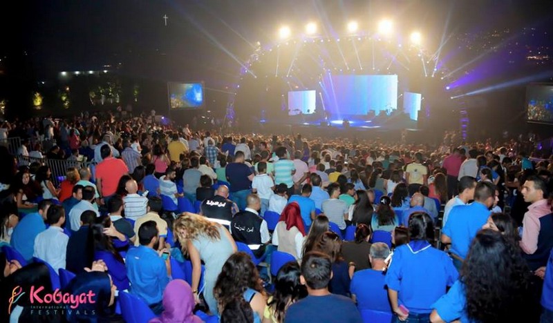 Wael Kfoury & Najwa Karam at Kobayat Festival