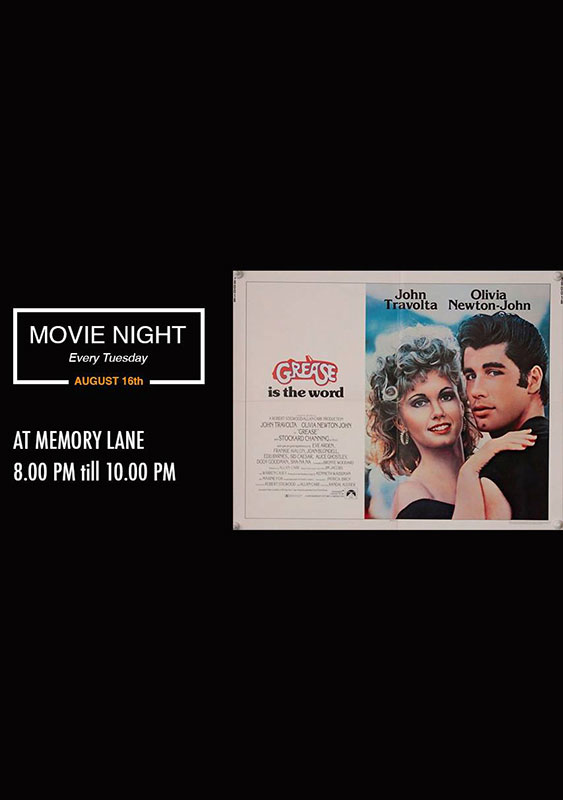 Movie Night at Memory Lane - Grease