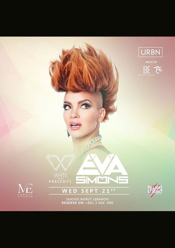 Eva Simons Live at White Beirut