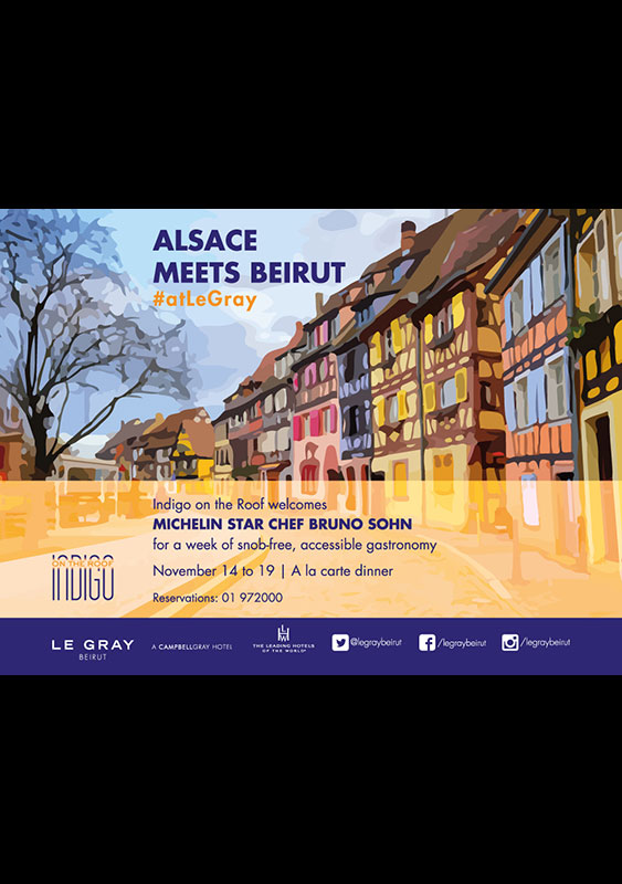 Alsace Meets Beirut with Michelin Star Chef Bruno Sohn