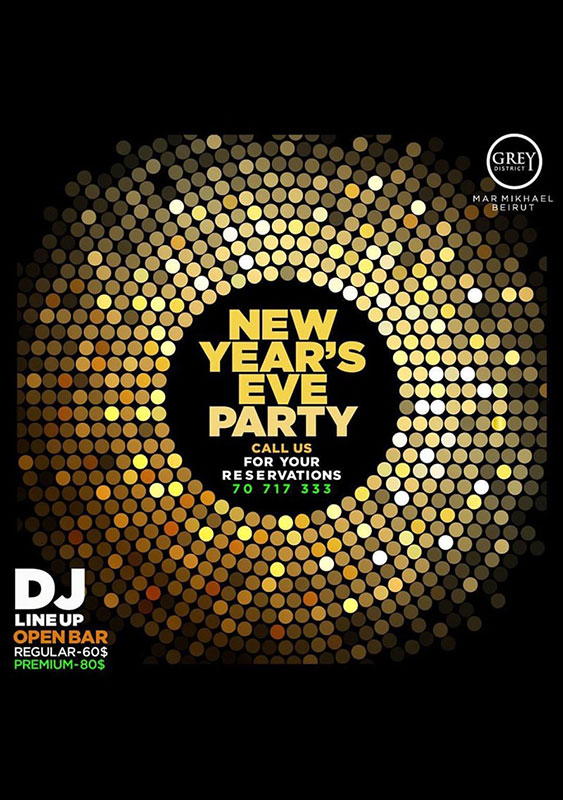 NYE at Grey District Beirut