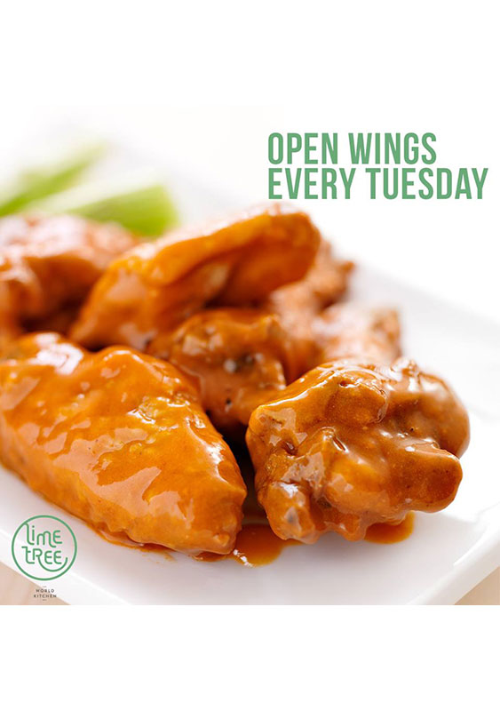 Open Wings & Beer at Lime Tree