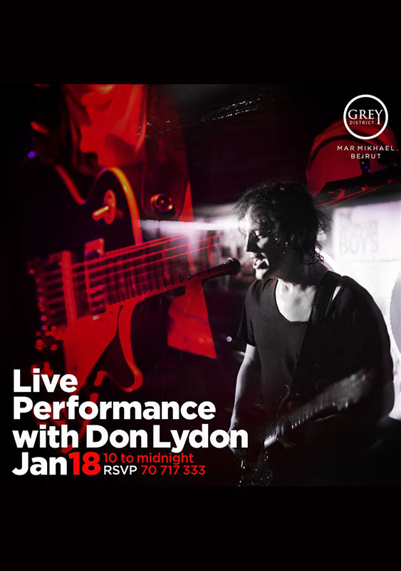 Live performance with Don Lydon