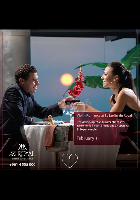 Violin Romance at Le Jardin du Royal
