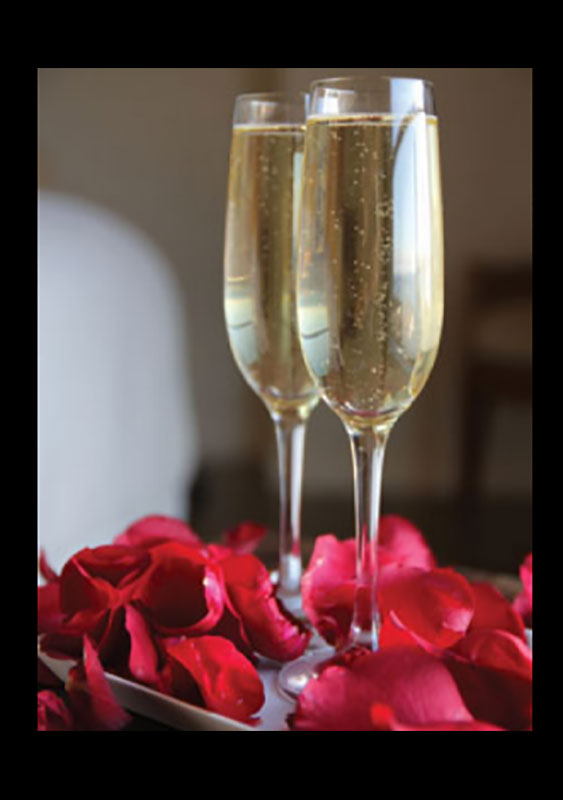 Valentine's Day at Four Seasons hotel