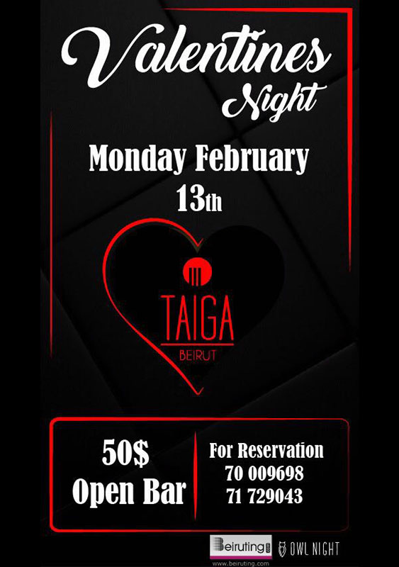 Valentine's Night at Taiga Beirut