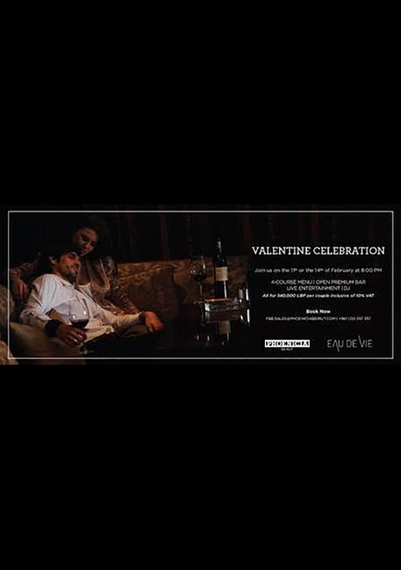 Valentine's at Eau De Vie