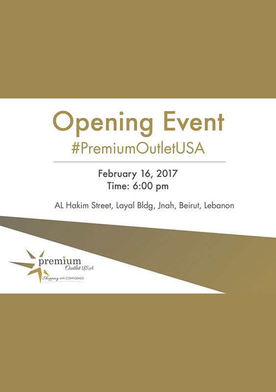 Opening of Premium Outlet USA