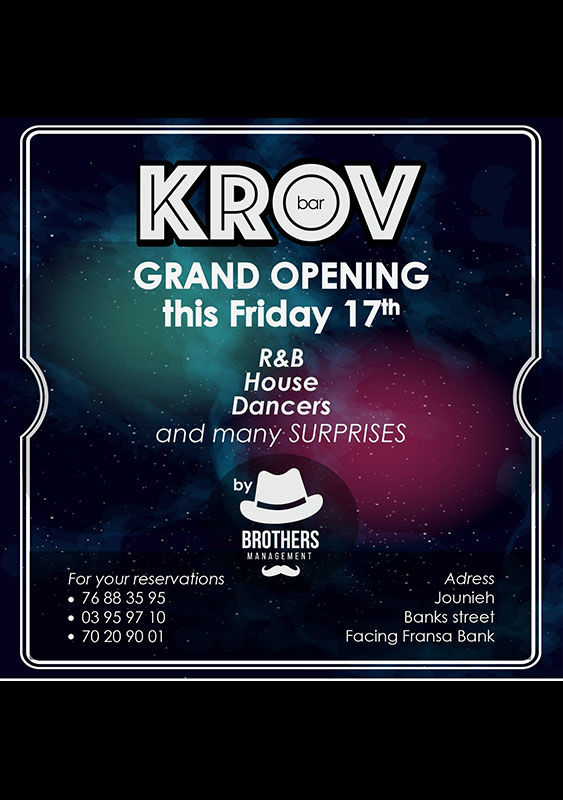 Opening of Krov Bar