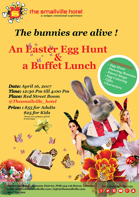 Easter Egg Hunt & Buffet Lunch at Smallville